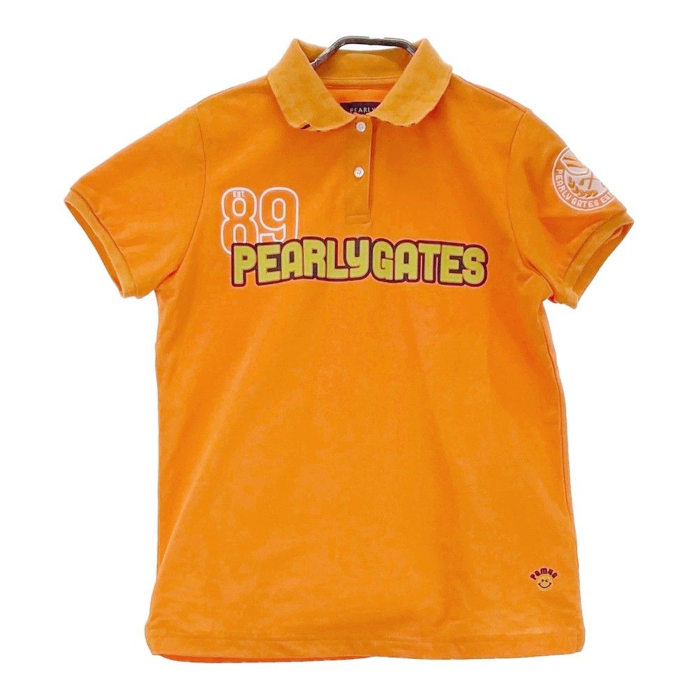 パーリーゲイツPGGロゴ入りオレンジ色ポロワンピースサイズ1 パーリーゲイツPGGロゴ入りオレンジ色ポロワンピースサイズ1 楽天市場