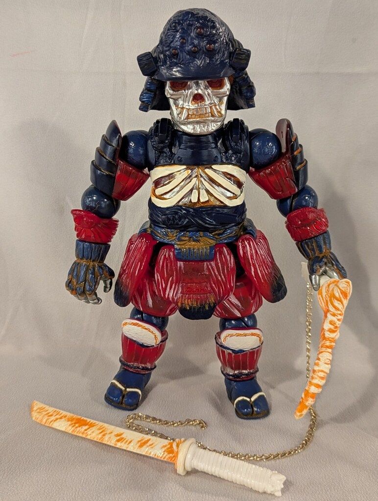 至高玩具 ソフビ 死侍 : kether 白黒 おもちゃ 武士 ⁄ TOYS《死侍與金