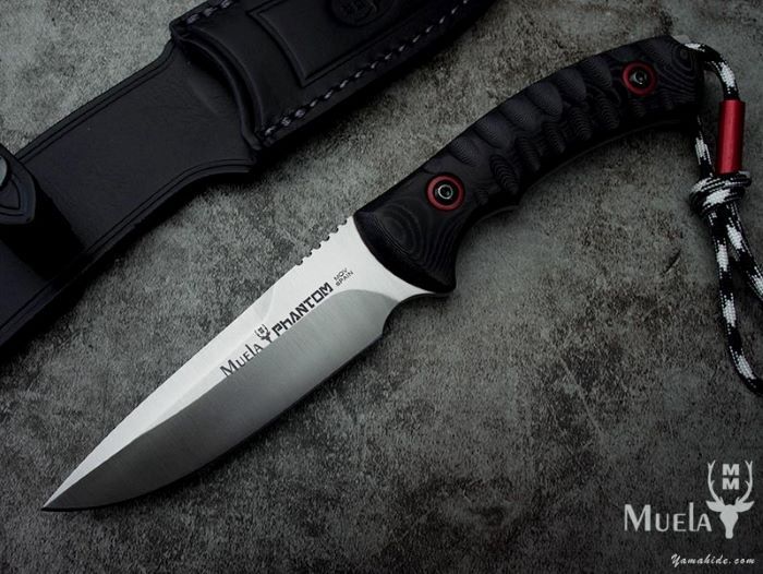 ムエラ ファントム12 ブッシュクラフトナイフ 120mm マイカルタ Muela PHANTOM-12W (サバゲー)