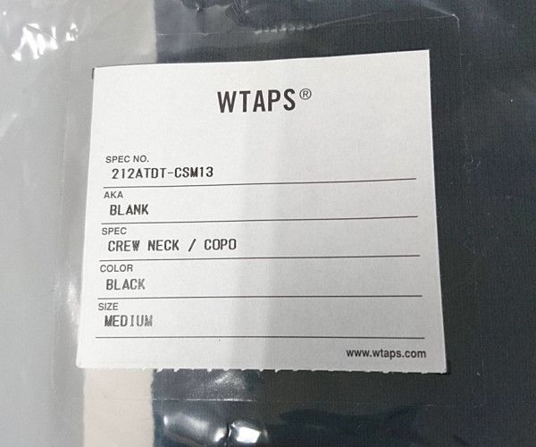 限定品特価 WTAPS 21AW BLANK HOODED 黒 Mサイズ お得高品質