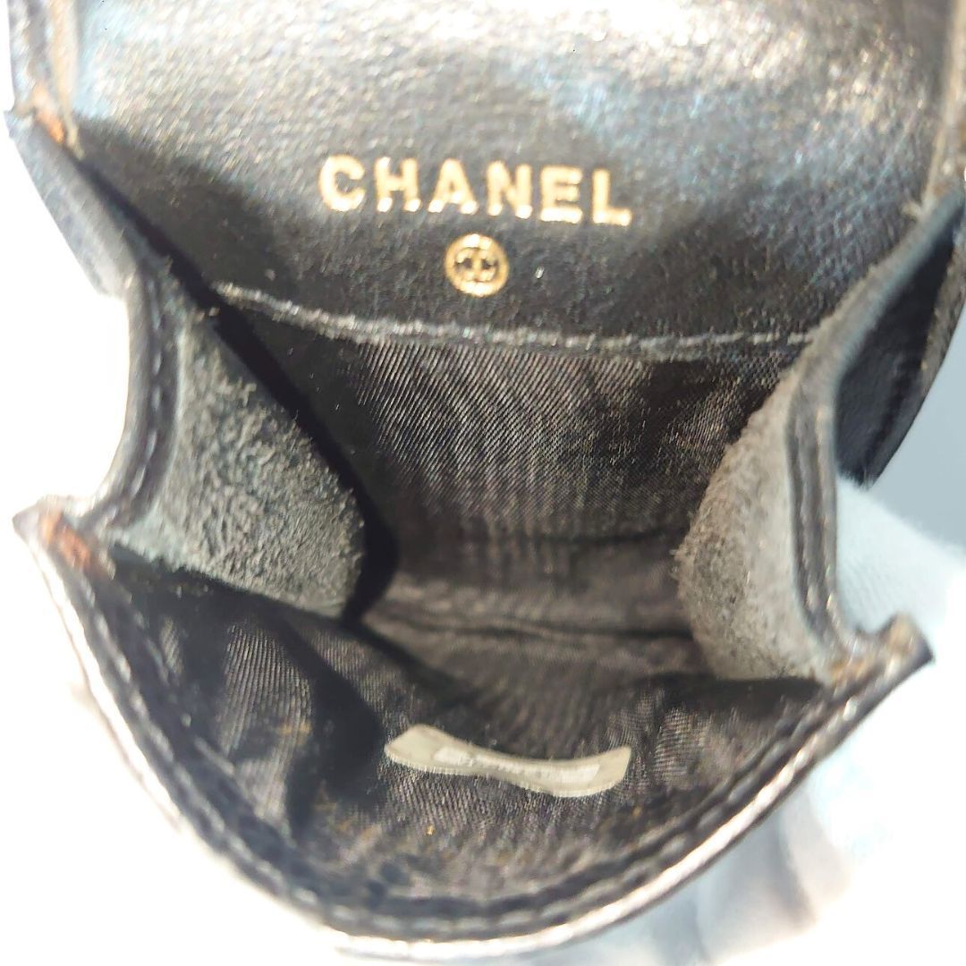 CHANEL シャネル キーケース ミニポーチ ココマーク ブラック 黒