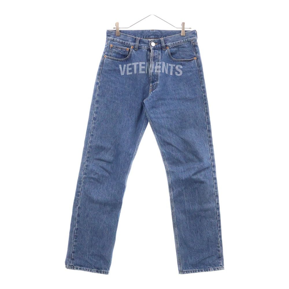 VETEMENTS (ヴェトモン) 20AW Laser Jean Washed Pants フロントロゴ 