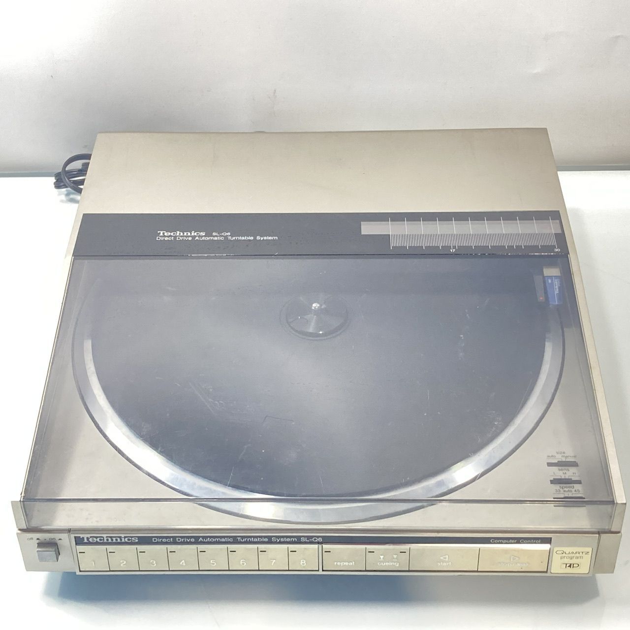 ★Technics SL-Q6 レコードプレーヤー Technics テクニクス レコードプレーヤー SL-Q6 - メルカリ