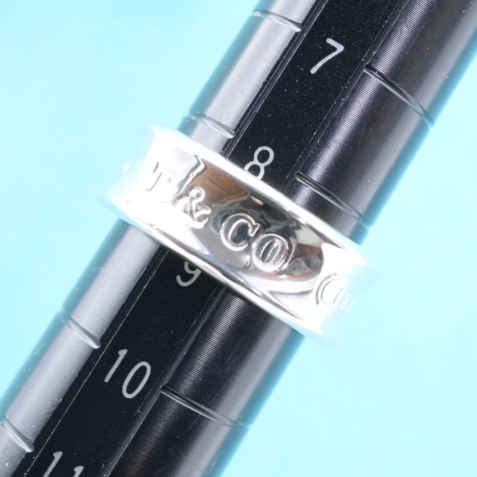 D886 極美品 ティファニー 1837 ナロー リング 指輪 13 号 TIFFANY&Co. ティファニー 1837ナロー リング 指輪 13号 18金