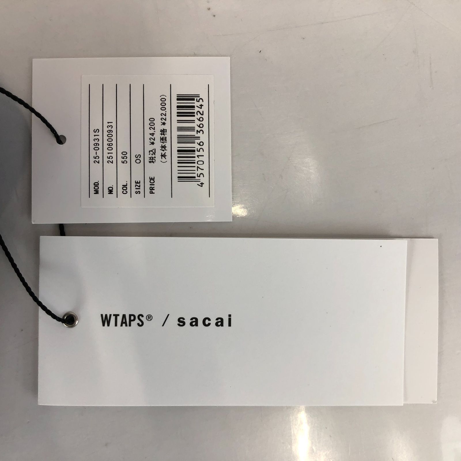 WTAPS x sacai Cotton Back Satin Cap WTAPS x sacai Cotton Back Satin Cap