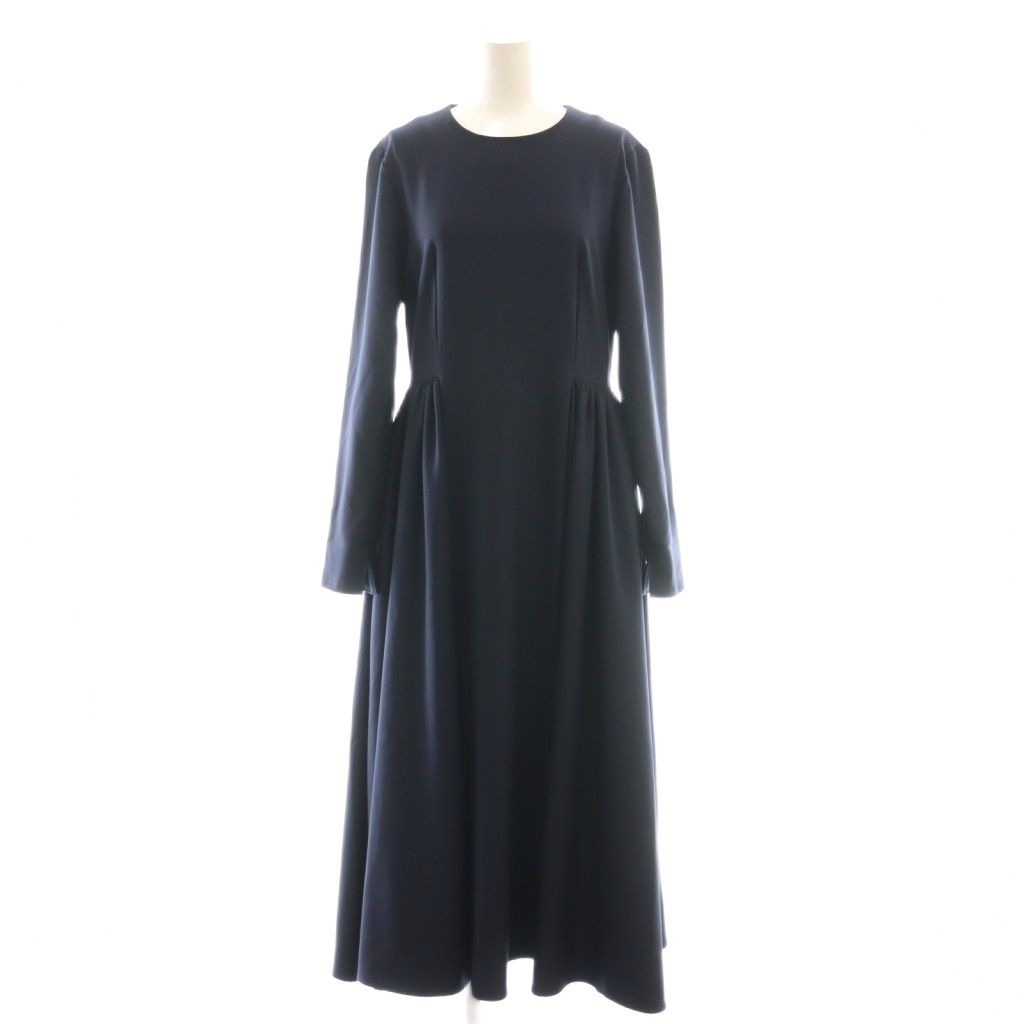 THE9SHOP】 EVERYDAY DRESS ネイビー long M THE 9 SHOP エブリデイ