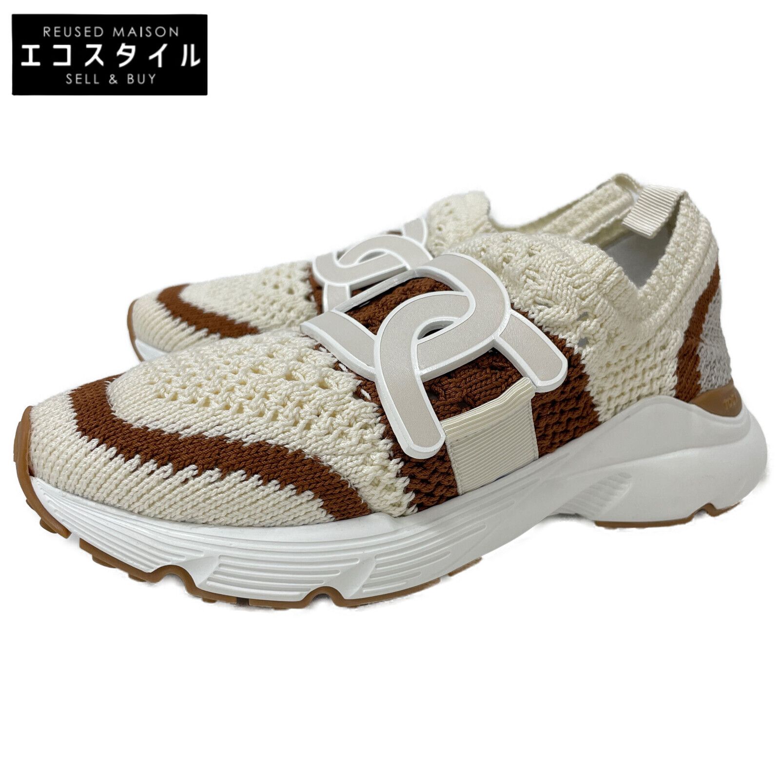TOD'S トッズ ケイト ファブリック スリッポン スニーカー 36