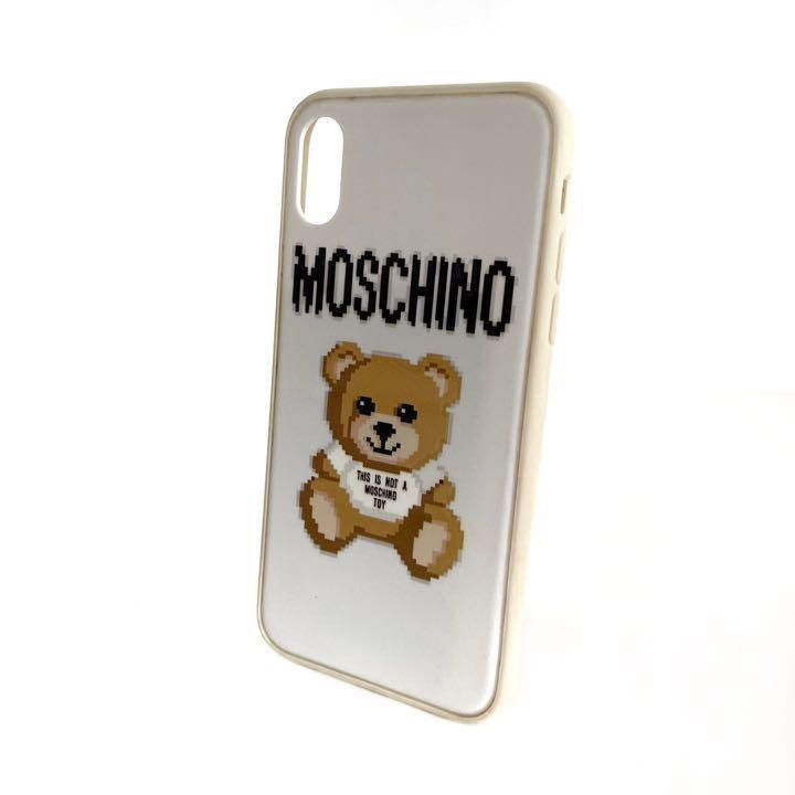 MOSCHINO モスキーノ スマホケース iPhoneXS/X - iPhone用ケース