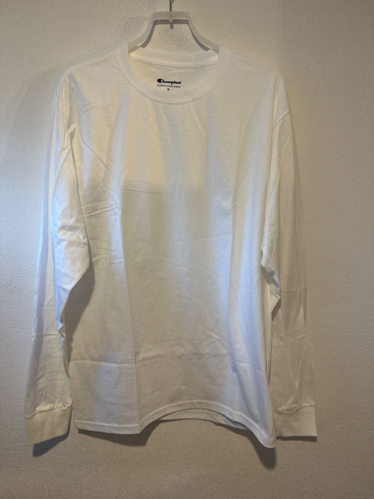 【新品未使用】CHAMPION チャンピオン メンズ ロンT 無地 CC8C M Adult Long-Sleeve T-Shirt ...