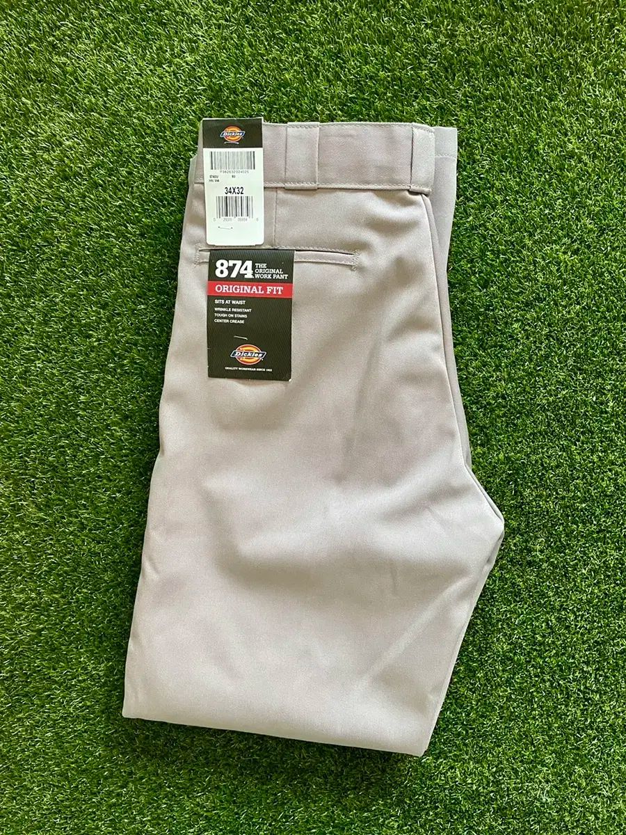 【雷市場（ポンジャン）商品韓国直送】DICKIES(ディッキーズ) 874 オリジナル フィット 34x32 シルバー