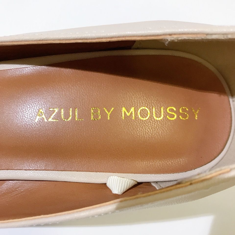 AZUL BY MOUSSY パンプス ベージュ レディース Mサイズ