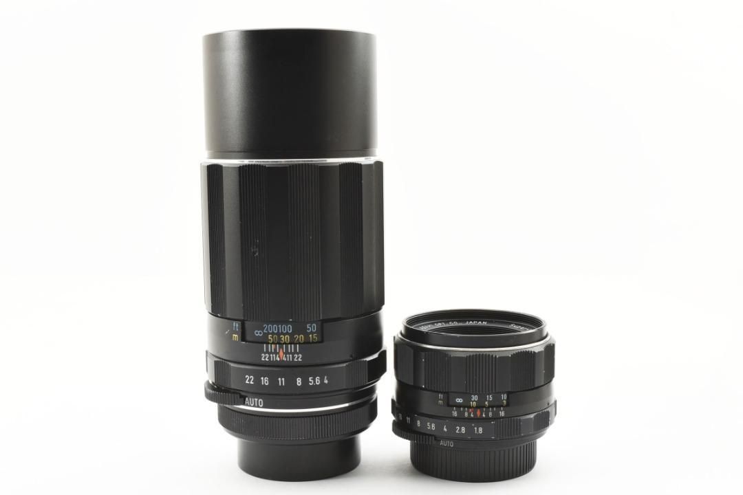 ダブルレンズセット】 SMC Takumar 55mm 200mm SO256 【公式通販】