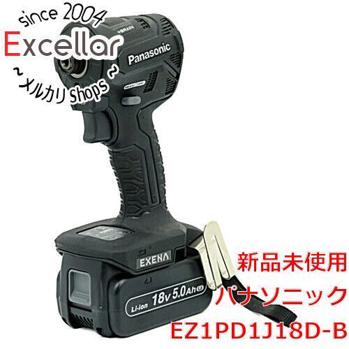 bn:16] Panasonic 充電インパクトドライバー EZ1PD1J18D-B 黒 - 家電