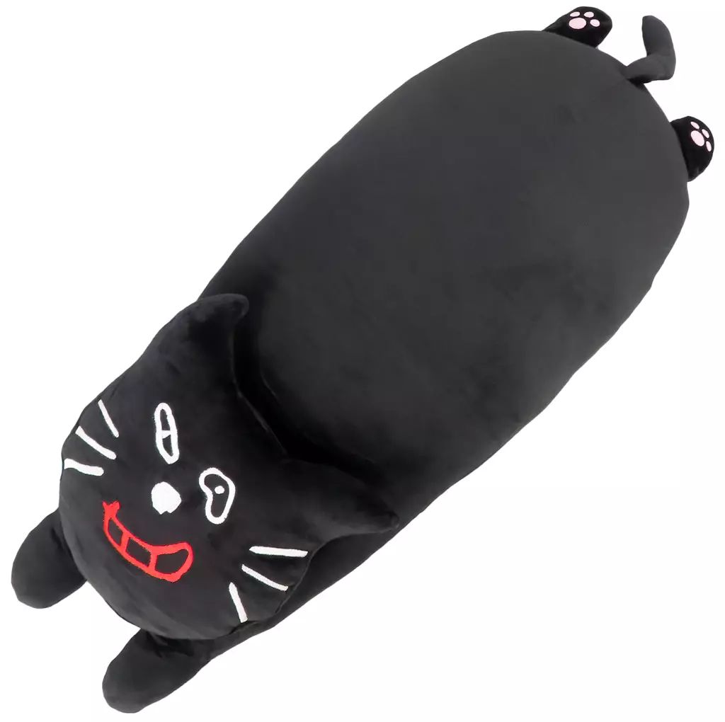 ロングクッション　キヨ　キヨ猫 中古】クッション・本体 キヨ キヨ猫ロングクッション 「キヨの