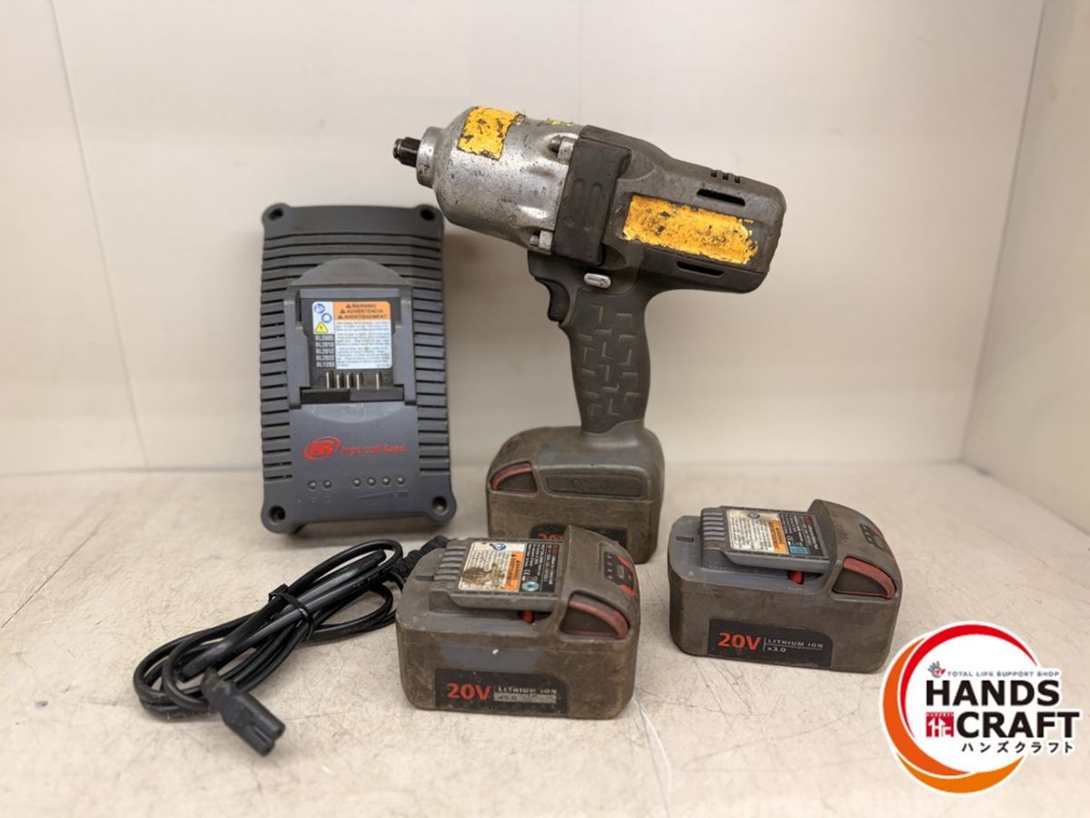 ♪ Ingersoll Rand インパクトレンチ IQv20 20Vバッテリー×3 充電器
