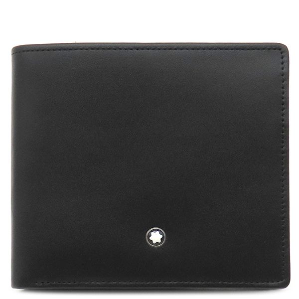 モンブラン Montblanc 二つ折り財布 マイスターシュテュック ウォレット 4cc カーフ ブラック 黒 箱