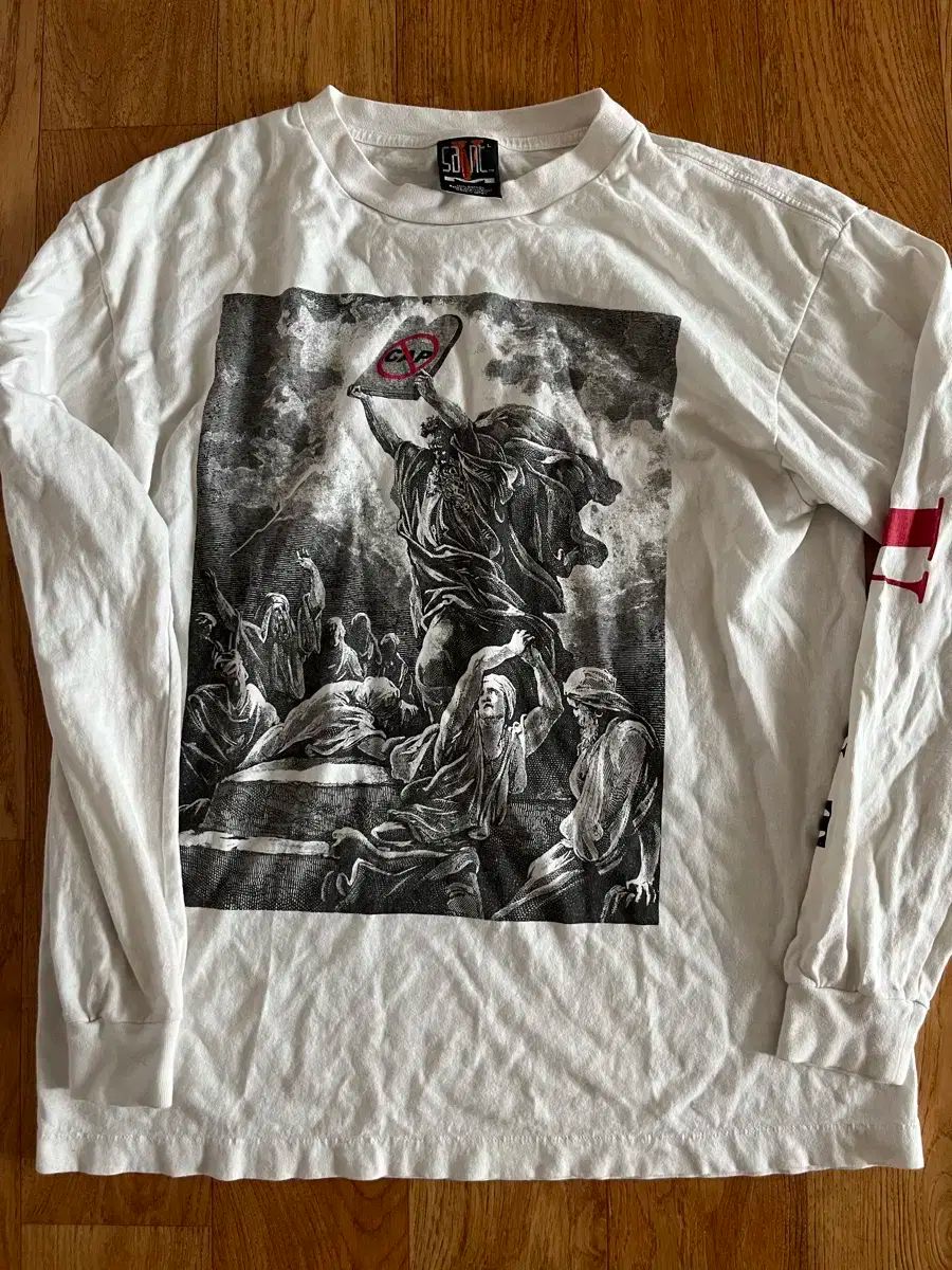 セントマイケル SAINT MICHAEL ヴィーローン　ロンT セントマイケル SAINT MICHAEL x Vlone ヴィーロン LOVE & HATE