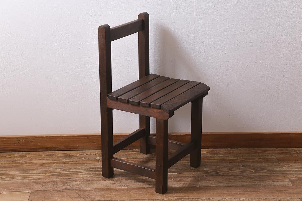 椅子　チェア　木製　レトロ　アンティーク　古家具 木製チェア アンティーク レトロ R-039872 - メルカリ