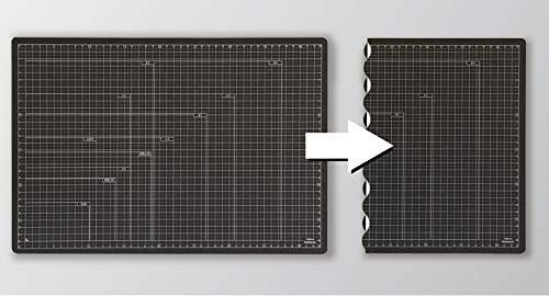 ナカバヤシ 折りたたみカッティングマット 両面タイプ・片面粘土板・A3