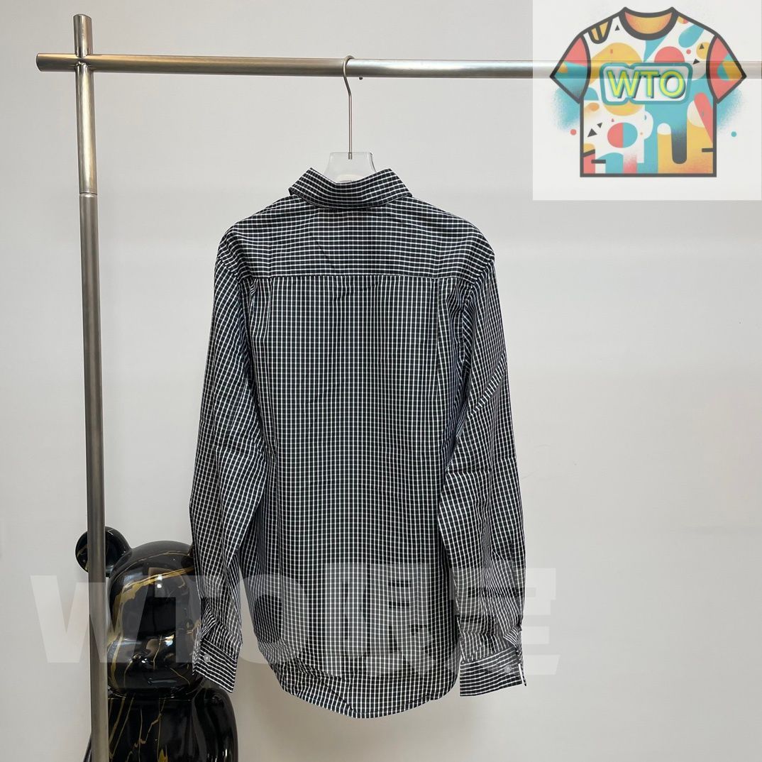 Balenciaga 春夏 グリッドシャツジャケット -WT0輸入