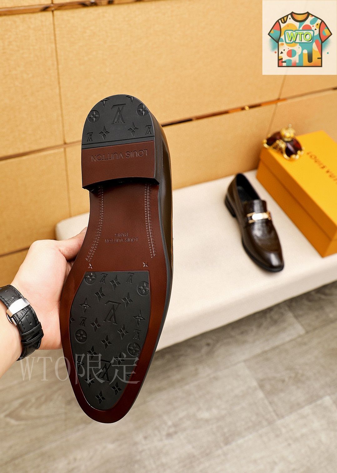 LOUIS VUITTON ルイ・ヴィトン カジュアルレザーシューズ25