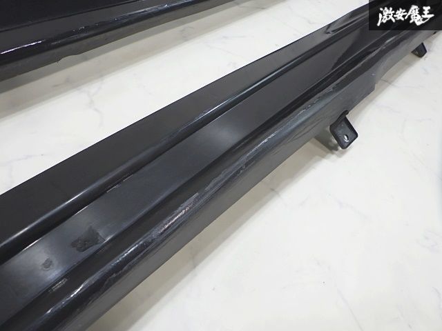 プリウス 50 系 モデリスタ サイド ステップ スカート ブラック 218 前期 後期 50系 プリウス サイド スカート 塗装品 218+1G3