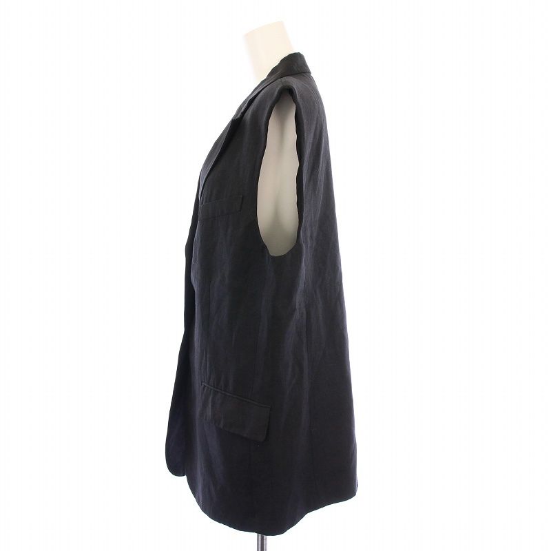 セオリー Theory 23SS Galena Linen Boxy OS Vest ベスト ジレ  