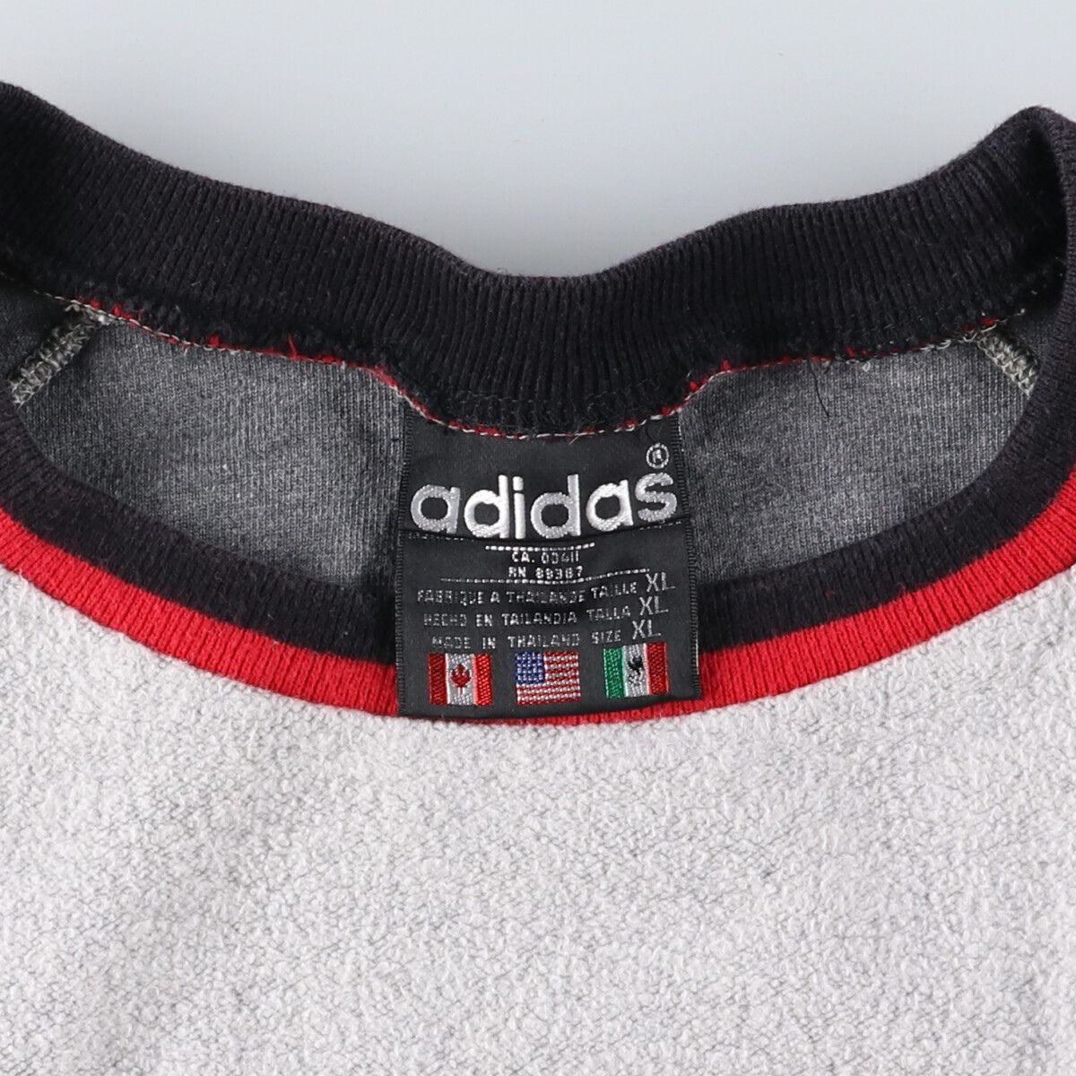 古着 80~90年代 アディダス adidas 半袖スウェット トレーナー メンズ 
