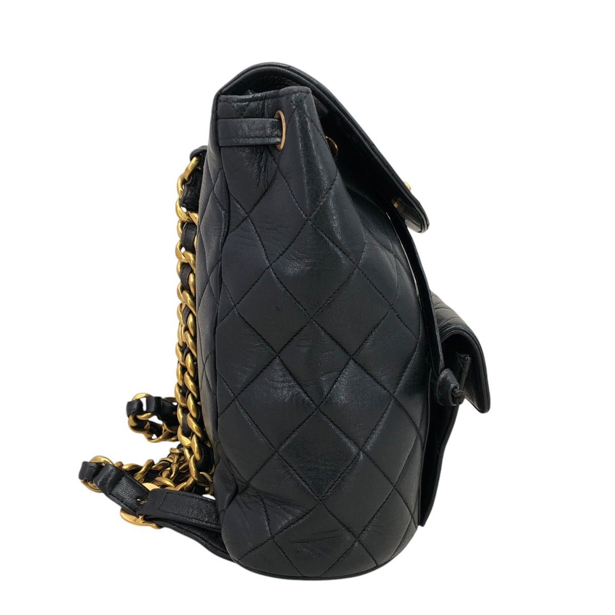 中古】 CHANEL シャネル マトラッセ バックパック A10177 ターンロック 