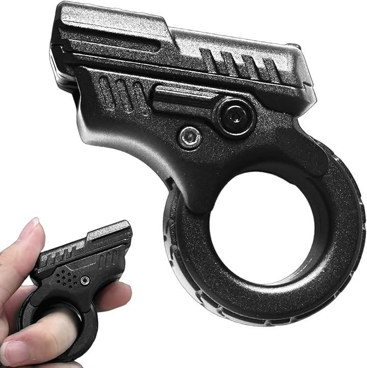 【新品】銃型フィジェットトイ ゴールド EDC 7JI フィジェットトイ フィジェットキューブ EDC 合金 おもちゃ