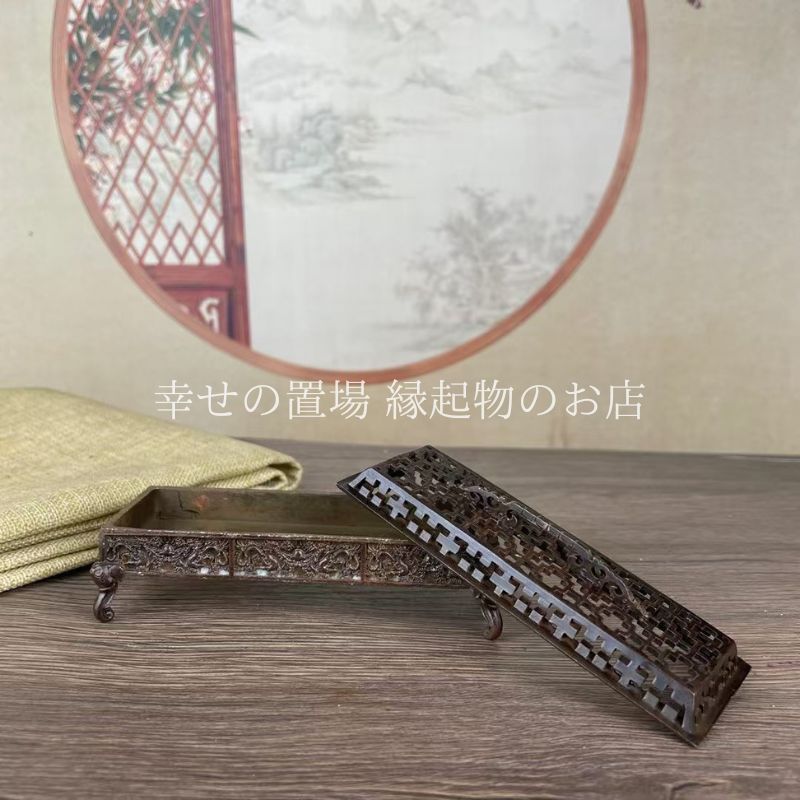 聚宝盆香炉 檀香盤 供仏香炉 仏具 香道具 工芸品 美術品 置物 香炉 青地金蓮 4.0寸 | お仏壇のはせがわ公式通販