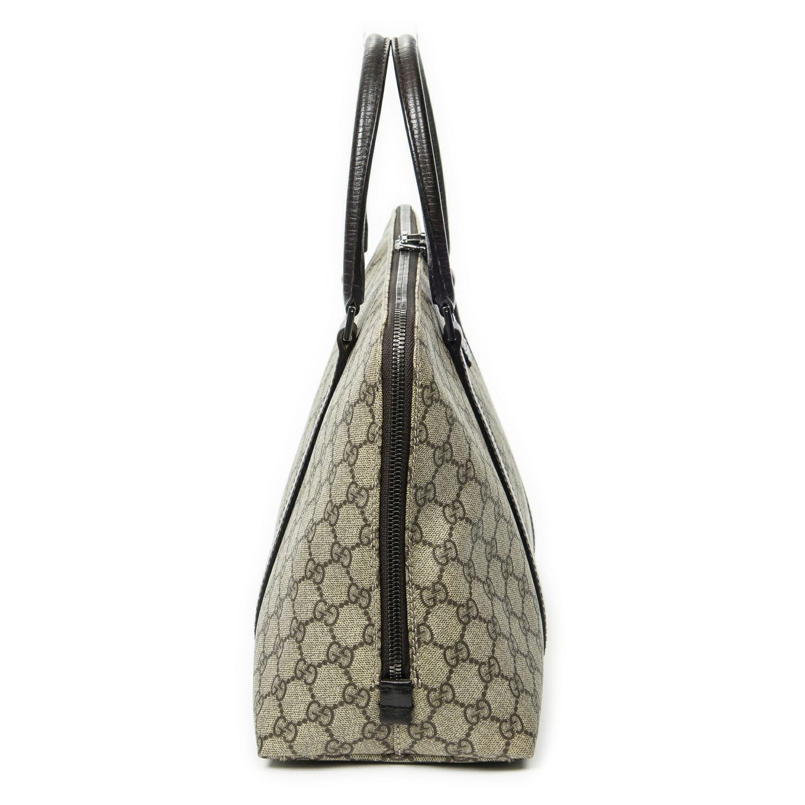 GUCCI グッチボウラードームトップハンドルベージュ