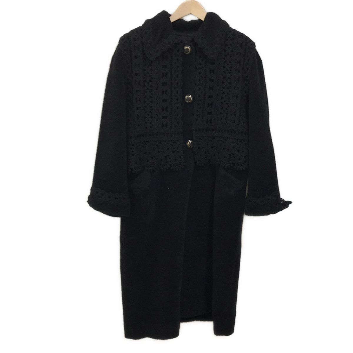 ROSSA ロッサ コート サイズ42 L レディース - 黒 長袖 冬 秋