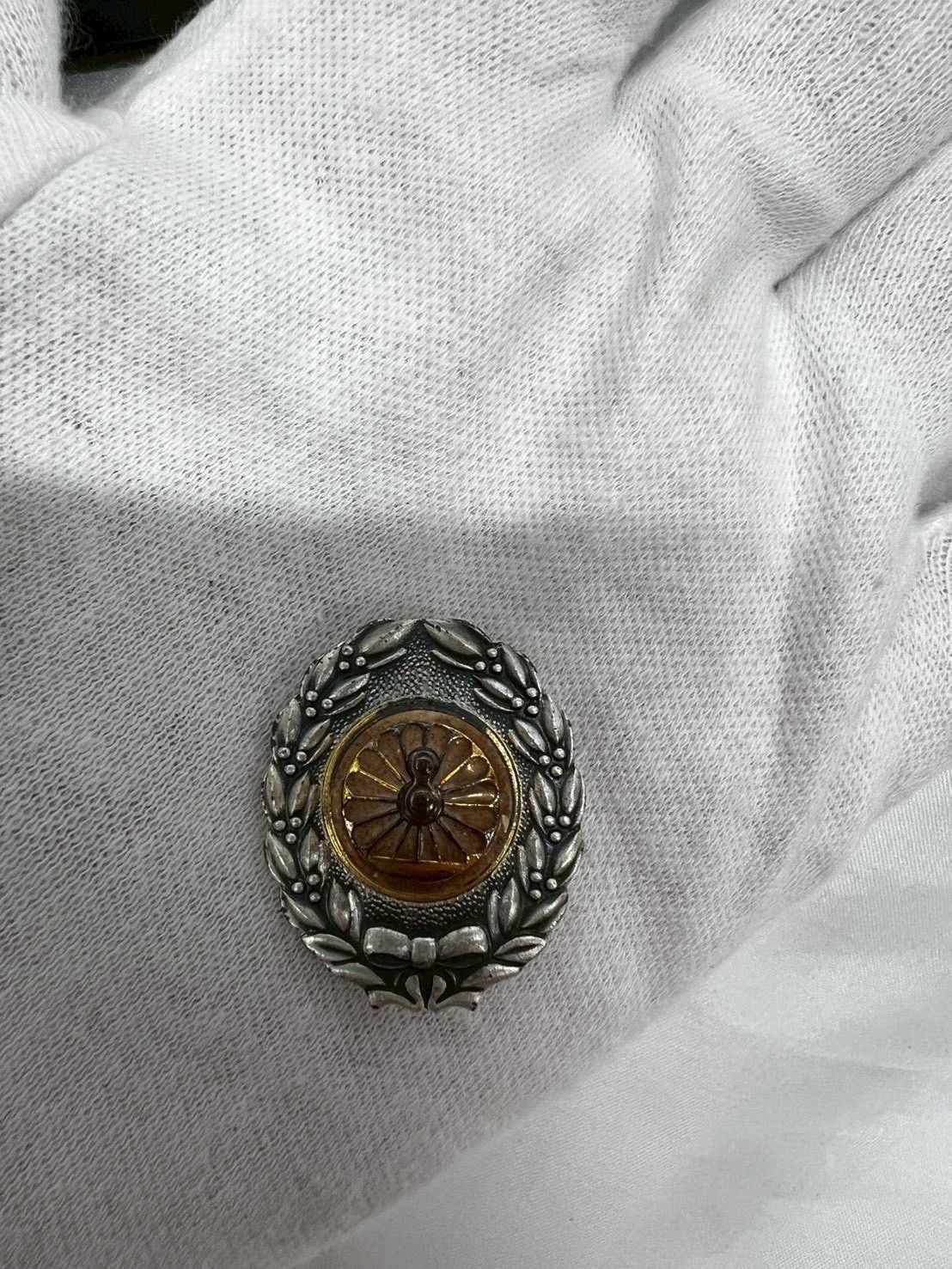 純銀日本国有鉄道功績章 ☆国鉄 勲章 日本国有鉄道 国鉄 バッヂ 功績章