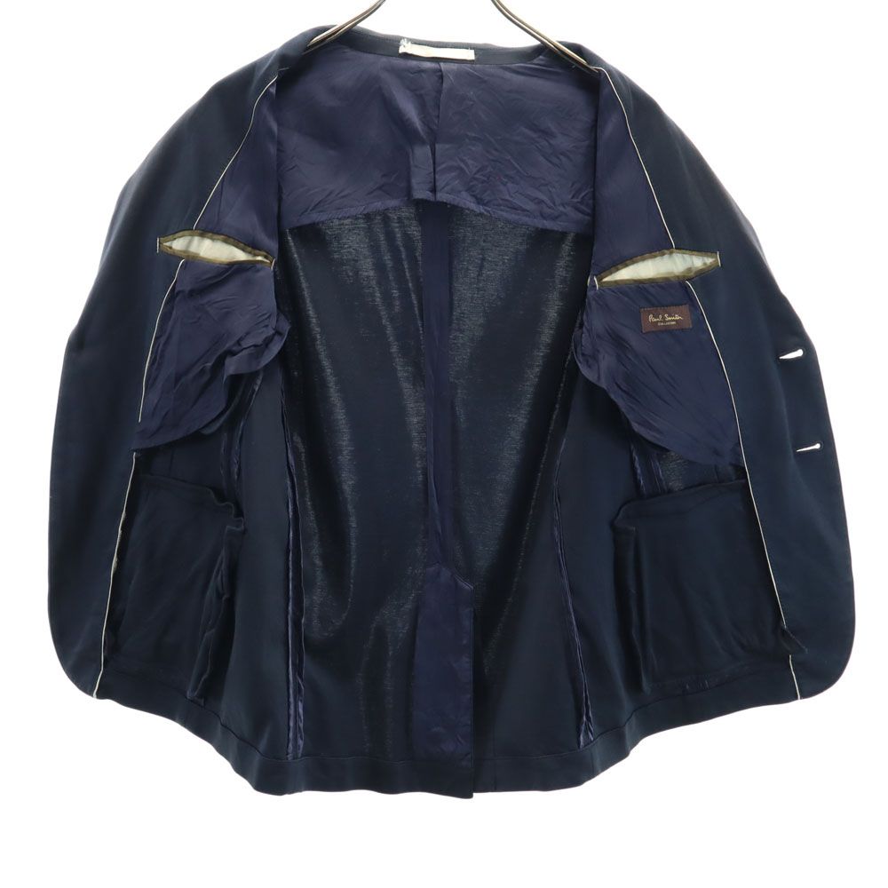 ポールスミスコレクション 日本製 ジャージー生地 ブレザー M 濃紺 PAUL SMITH COLLECTION テーラードジャケット アンコン メンズ ポールスミスコレクション 日本製 ジャージー生地 ブレザー M 濃紺