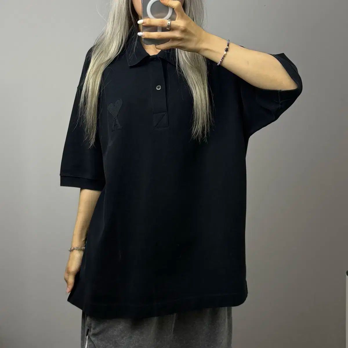 新品　タグ付き　ami　アミ　ハート ロゴ　半袖　シャツ アミパリス Ami Paris ami paris Tシャツ BFUTS005.726 半袖