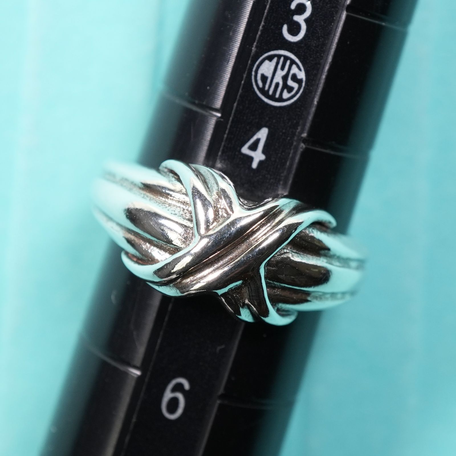 極美品5号 ティファニー シグネチャークロス リング/24-5816S - メルカリ 