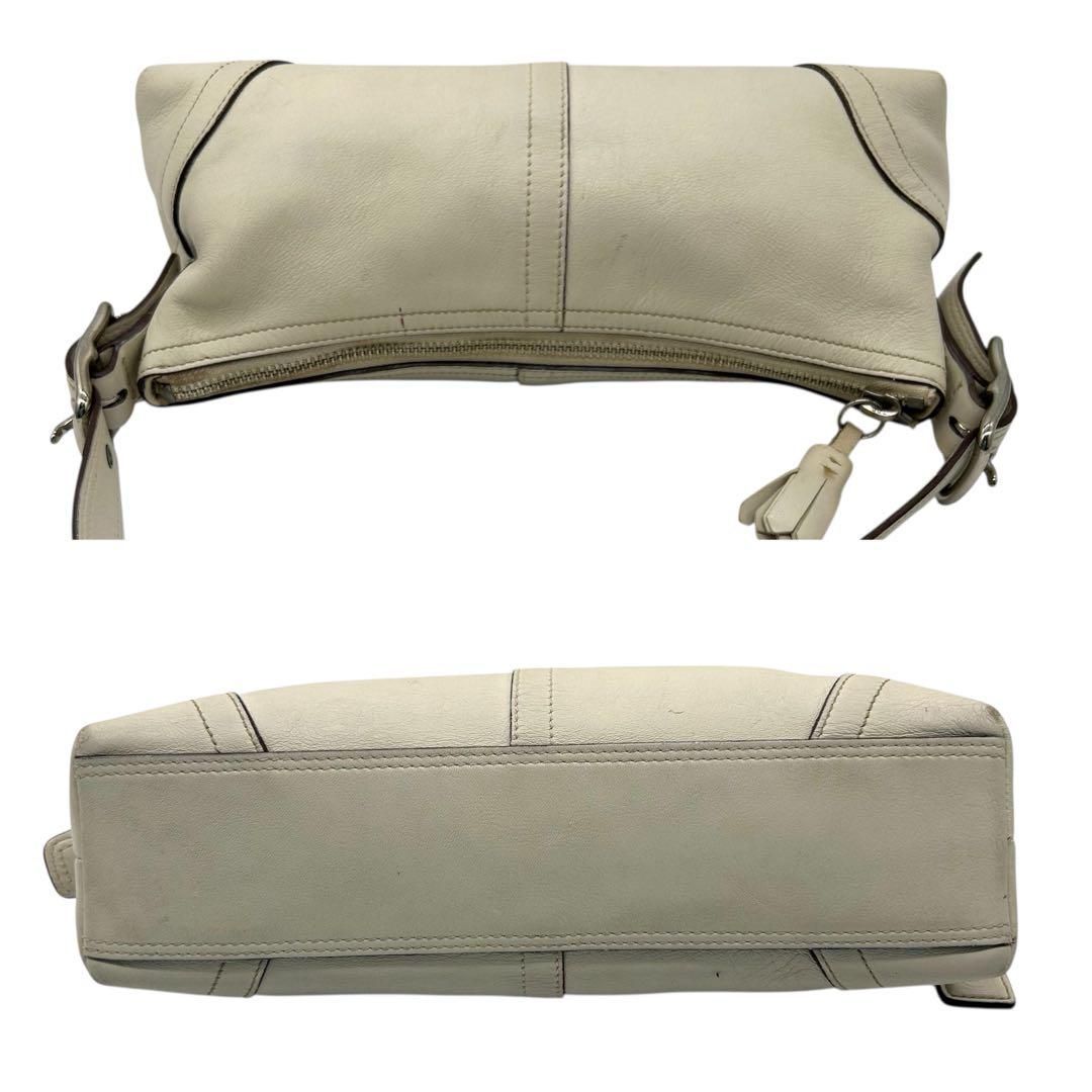 1162 Coach Hampton Pabbled Leather Bag - メルカリ