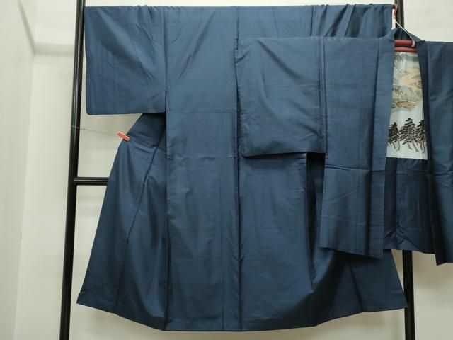 平和屋着物男性 本場大島紬 アンサンブル 100亀甲 総詰め 正絹