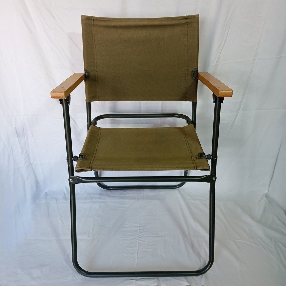 ◆イギリス軍タイプ フォールディングチェア ローバーチェア オリーブ 耐荷重 約80kg