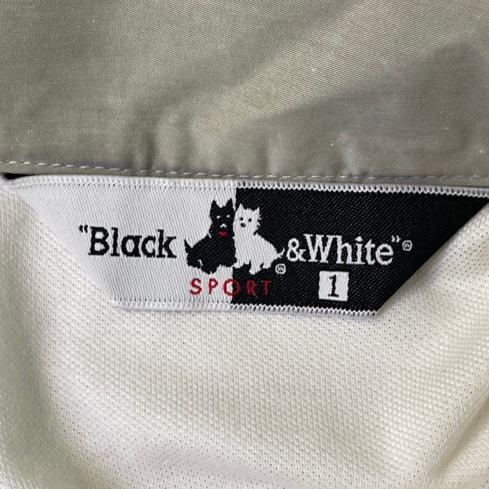 サイズ：1 BLACK&WHITE ブラックアンドホワイト 半袖ワンピース