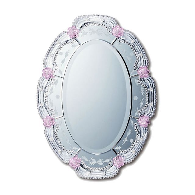 鏡 壁掛け ベネチアンスタイルミラー ムラーノ ウォールミラー