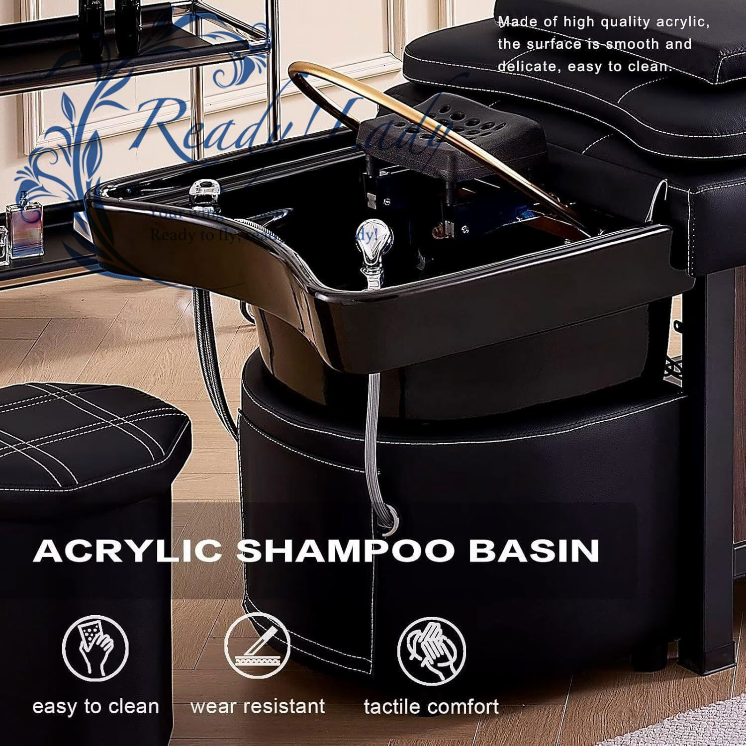 プロのシャンプーベッド