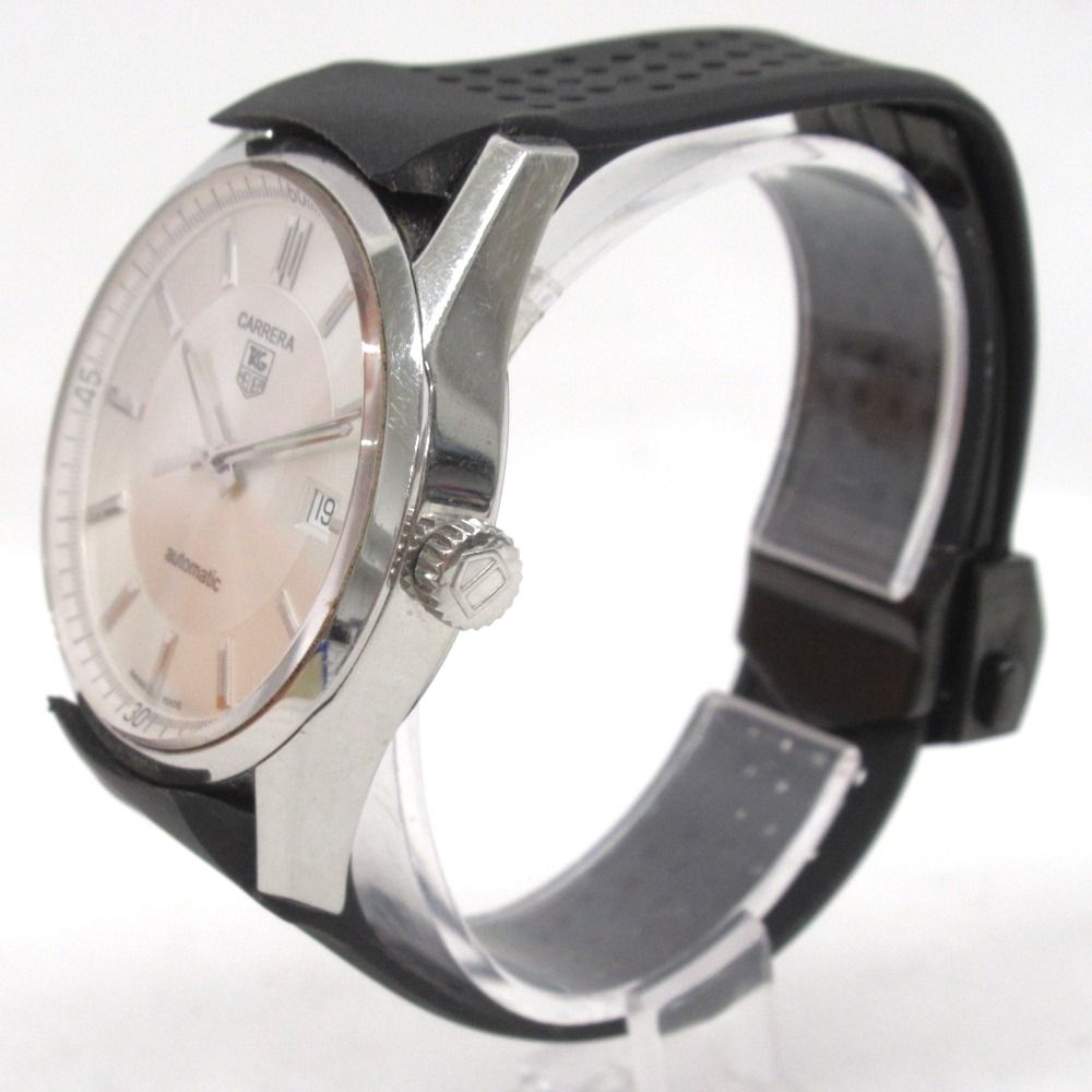KR33251 タグホイヤー 腕時計 自動巻き カレラ キャリバー5 WV211A-0 白系文字盤 メンズ TAG HEUER中古