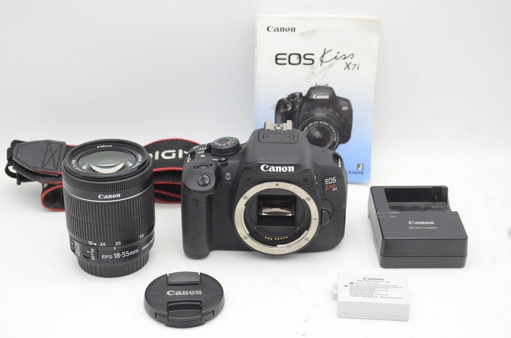 Canon キヤノン EOS Kiss X7i EF-S 18-55mm F3.5-5.6 IS STM デジタル一眼レフカメラ 250905v