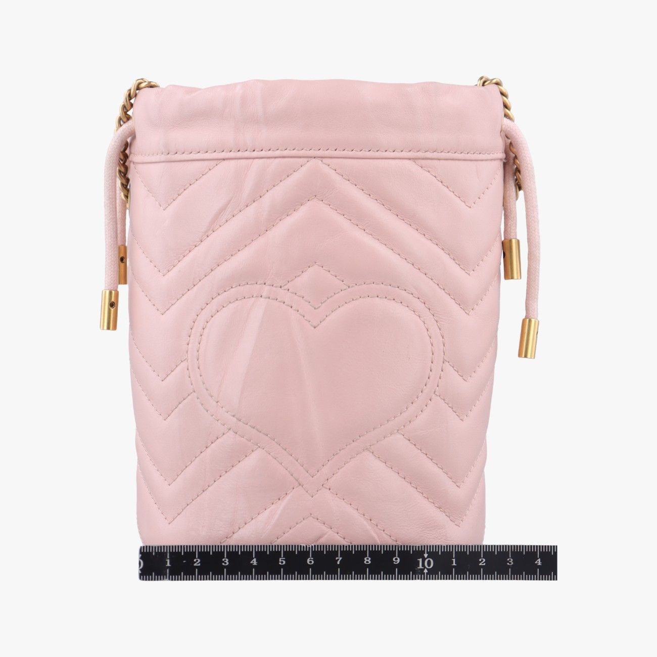 グッチGucciGGマーモントピンクレザー575163