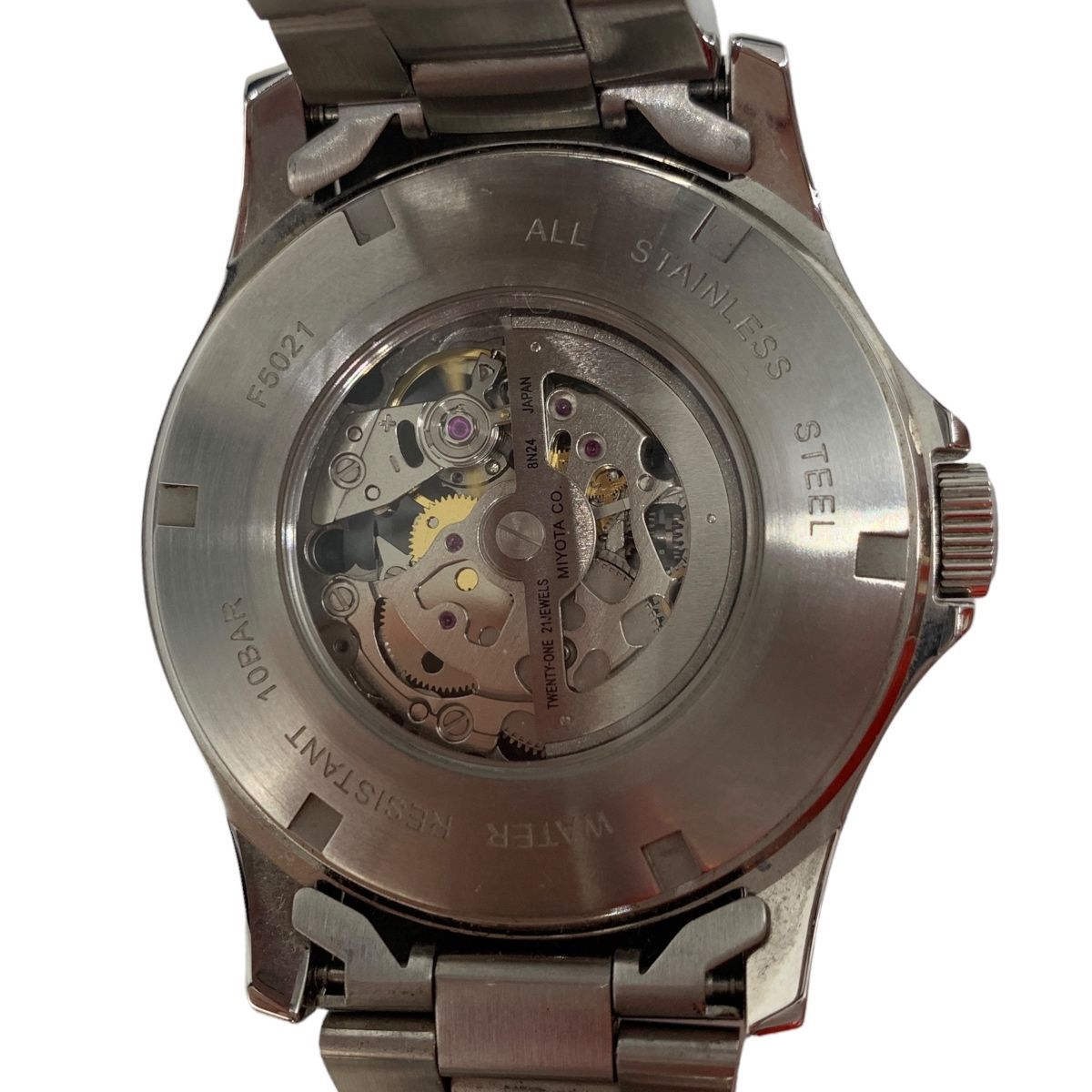 超希少】フルボデザイン 自動巻 F5021 グリーン シルバー Furbo 超希少