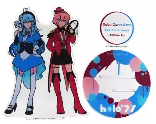 中古】アクリルスタンド・アクリルパネル 雪花ラミィ＆鷹嶺ルイ