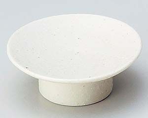値下げ　舩木研兒　白秞（粉引）高台小皿　４客セット 和食器 ネ232-088 粉引高台小皿 【公式通販】