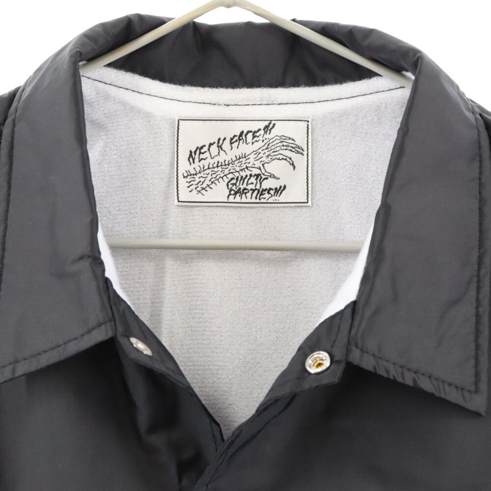 ジャケット・アウター WACKOMARIA NECKFACE COACH JACKET M Wacko Maria Men's x Neckface Coach Jacket in Black Wacko Maria